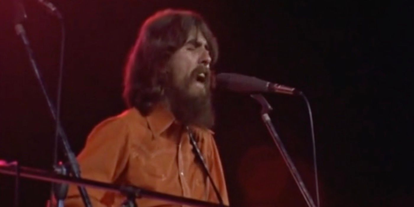 George Harrison canta la Concertul pentru Bangladesh